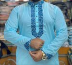 অরিজিনাল ধুতি কটন পাঞ্জাবি কোডঃ H430 - Image 6