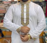 অরিজিনাল ধুতি কটন পাঞ্জাবি কোডঃ H431 - Image 4