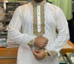 অরিজিনাল ধুতি কটন পাঞ্জাবি কোডঃ H431 - Image 7